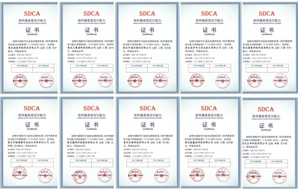 恭喜，，，，重庆首批10家单位通过软件服务商交付能力评估